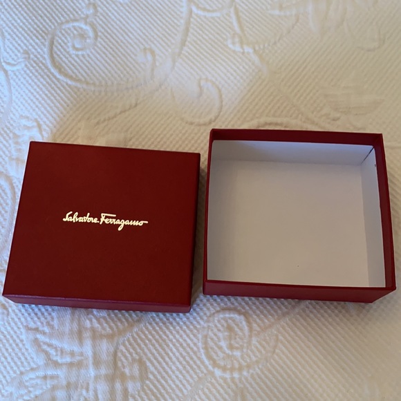 Salvatore Ferragamo Red Jewelry Box & Pouch - Picture 10 of 15